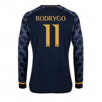 Koszulka piłkarska Real Madrid Rodrygo Goes #11 Strój wyjazdowy 2023-24 tanio Długi Rękaw